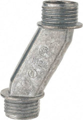 Thomas & Betts - 1/2" Trade, Die Cast Zinc Threaded Rigid/Intermediate (IMC) Conduit Nipple - Noninsulated - Top Tool & Supply