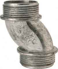 Thomas & Betts - 1-1/4" Trade, Die Cast Zinc Threaded Rigid/Intermediate (IMC) Conduit Nipple - Noninsulated - Top Tool & Supply