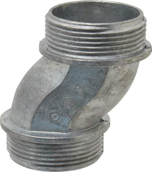 Thomas & Betts - 1-1/2" Trade, Die Cast Zinc Threaded Rigid/Intermediate (IMC) Conduit Nipple - Noninsulated - Top Tool & Supply