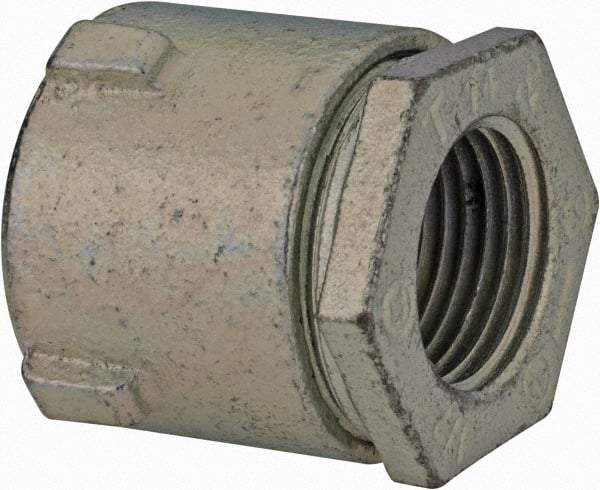 Thomas & Betts - 1/2" Trade, Malleable Iron Threaded Rigid/Intermediate (IMC) Conduit Coupling - Noninsulated - Top Tool & Supply