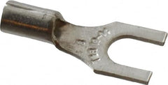 Thomas & Betts - #8 Stud, 18 to 14 AWG Compatible, Noninsulated, Crimp Connection, Standard Fork Terminal - Top Tool & Supply