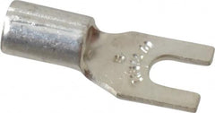 Thomas & Betts - #6 Stud, 12 to 10 AWG Compatible, Noninsulated, Crimp Connection, Standard Fork Terminal - Top Tool & Supply