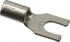 Thomas & Betts - #10 Stud, 12 to 10 AWG Compatible, Noninsulated, Crimp Connection, Locking Fork Terminal - Top Tool & Supply