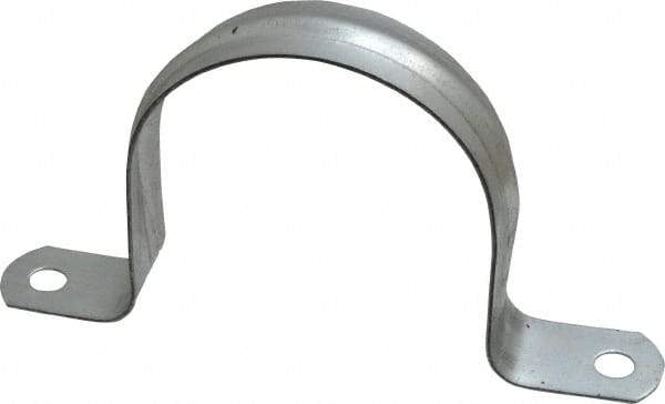 Thomas & Betts - 3 Pipe, Steel, Zinc Plated Pipe or Conduit Strap - 2 Mounting Holes - Top Tool & Supply