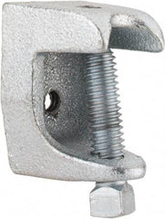 Thomas & Betts - 15/16" Max Flange Thickness, 1/4-20" Rod Standard Beam Clamp - 450 Lb Capacity, Malleable Iron - Top Tool & Supply