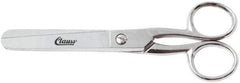 Clauss - 2" LOC, 6" OAL Carbon Steel Blunt Point Scissors - For Paper, Fabric - Top Tool & Supply