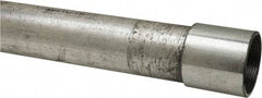 Made in USA - 1-1/2" Trade Size, 10' Long, Rigid Conduit - Steel, 1-1/2" ID - Top Tool & Supply