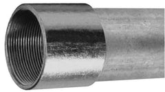 Made in USA - 3-1/2" Trade Size, 10' Long, Rigid Conduit - Steel, 3-1/2" ID - Top Tool & Supply