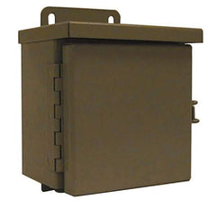 Wiegmann - 21" OAW x 33" OAH Powder Coat Finish Electrical Enclosure Back Panel - 36" x 24" Box, 14 Gauge Steel, Use with B362407CH/B362409CH/B362411CH/N12362406/N12362408/N12362410/N12362412/RHC362412 - Top Tool & Supply