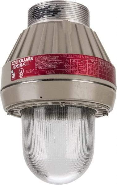 Hubbell Killark - 120 VAC, 100, 150, 200 & 300 Watt, Incandescent Hazardous Location Light Fixture - Corrosion, Dirt, Dust, Moisture & Vibration Resistant, Aluminum Housing - Top Tool & Supply