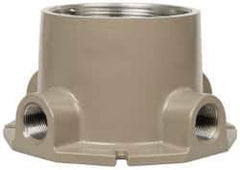 Hubbell Killark - Gray Light Fixture Ceiling Bracket - For Use with Hazardous Location HID Fixture - EZ Series, CSA File LR11713, UL File E10514 & E91793 - Top Tool & Supply