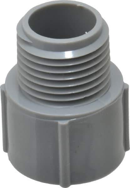 Thomas & Betts - 1/2" Trade, PVC Threaded Rigid Conduit Male Adapter - Insulated - Top Tool & Supply