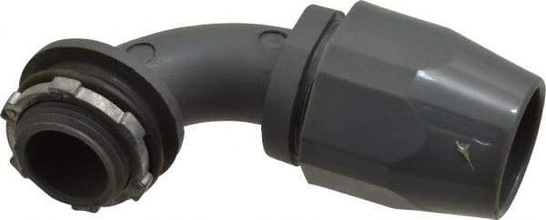 Thomas & Betts - 3/4" Trade, Thermoplastic Threaded Angled Liquidtight Conduit Connector - Insulated - Top Tool & Supply