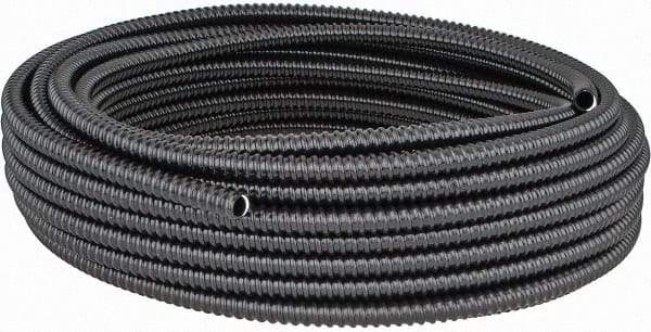 Thomas & Betts - 3/8" Trade Size, 100' Long, Flexible Liquidtight Conduit - PVC, 0.489" ID, Black - Top Tool & Supply