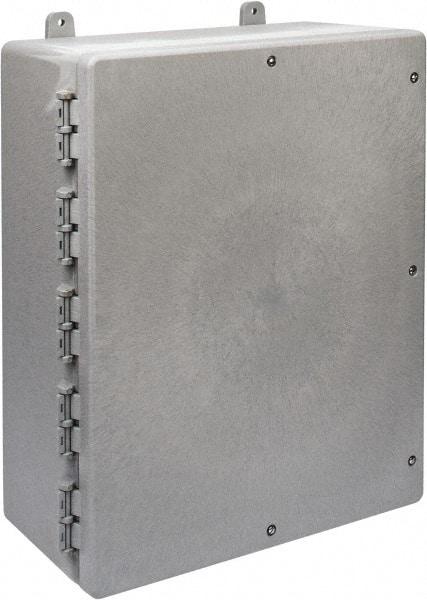 Thomas & Betts - Thermoplastic Standard Enclosure Hinge Flat Cover - NEMA 1, 2, 3, 4, 12, 3S, 3SX, 3X, 4X, 16-1/2" Wide x 20" High x 7-1/2" Deep - Top Tool & Supply