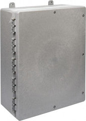 Thomas & Betts - Thermoplastic Standard Enclosure Hinge Flat Cover - NEMA 1, 2, 3, 4, 12, 3S, 3SX, 3X, 4X, 16-1/2" Wide x 20" High x 7-1/2" Deep - Top Tool & Supply