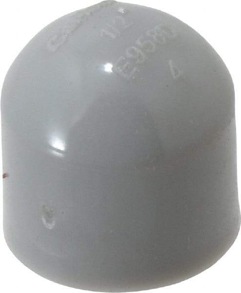 Thomas & Betts - 1/2" Trade, PVC Glued Rigid Conduit End Cap - Insulated - Top Tool & Supply