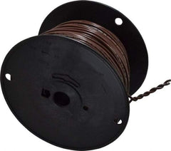 Southwire - 18 AWG, 16 Strand, Brown Machine Tool Wire - PVC, Acid, Moisture and Oil Resistant, 500 Ft. Long - Top Tool & Supply