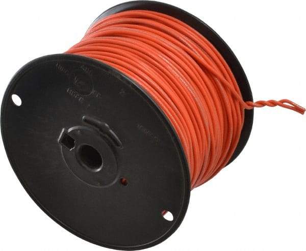 Southwire - 16 AWG, 26 Strand, Orange Machine Tool Wire - PVC, Acid, Moisture and Oil Resistant, 500 Ft. Long - Top Tool & Supply