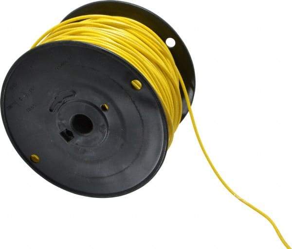 Southwire - 16 AWG, 26 Strand, Yellow Machine Tool Wire - PVC, Acid, Moisture and Oil Resistant, 500 Ft. Long - Top Tool & Supply