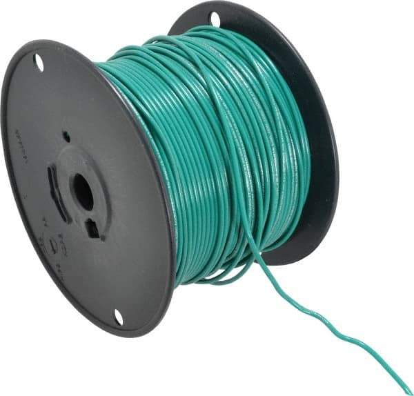 Southwire - 16 AWG, 26 Strand, Green Machine Tool Wire - PVC, Acid, Moisture and Oil Resistant, 500 Ft. Long - Top Tool & Supply