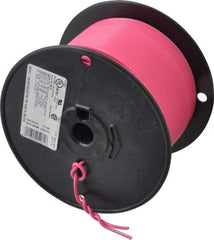 Southwire - 16 AWG, 26 Strand, Pink Machine Tool Wire - PVC, Acid, Moisture and Oil Resistant, 500 Ft. Long - Top Tool & Supply