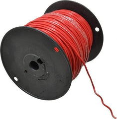 Southwire - 14 AWG, 41 Strand, Red Machine Tool Wire - PVC, Acid, Moisture and Oil Resistant, 500 Ft. Long - Top Tool & Supply