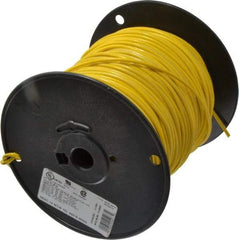 Southwire - 14 AWG, 41 Strand, Yellow Machine Tool Wire - PVC, Acid, Moisture and Oil Resistant, 500 Ft. Long - Top Tool & Supply