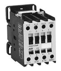 Springer - 3 Pole, 208 Coil VAC, Nonreversible Open Enclosure IEC Contactor - 1 Phase hp: 5 at 115 V, 7.5 at 230 V, 3 Phase hp: 15 at 200 V, 15 at 230 V, 40 at 460 V, 40 at 575 V, 50 Amp Inductive Load Rating, CSA, UL Listed - Top Tool & Supply