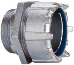 Thomas & Betts - 3" Trade, Steel Threaded Straight Liquidtight Conduit Connector - Noninsulated - Top Tool & Supply