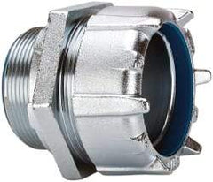 Thomas & Betts - 3" Trade, Steel Threaded Straight Liquidtight Conduit Connector - Insulated - Top Tool & Supply