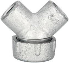 Thomas & Betts - 1/2" Trade, Iron Threaded Angled Rigid/Intermediate (IMC) Conduit Elbow - Noninsulated - Top Tool & Supply