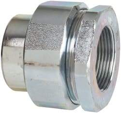 Thomas & Betts - 1-1/4" Trade, Steel Threaded Straight Rigid/Intermediate (IMC) Conduit Female Union - Noninsulated - Top Tool & Supply