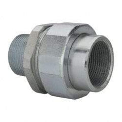 Thomas & Betts - 1-1/4" Trade, Steel Threaded Straight Rigid/Intermediate (IMC) Conduit Male Union - Noninsulated - Top Tool & Supply