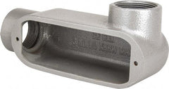 Hubbell Killark - Form 35, LR Body, 1-1/2" Trade, IMC, Rigid Malleable Iron Conduit Body - Oval, 8-1/8" OAL, 31 cc Capacity, Hazardous & Wet Locations - Top Tool & Supply