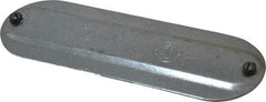 Hubbell Killark - 1-1/4" & 1-1/2" Trade, Steel Conduit Body Cover Plate - Use with Form 35 Conduit Bodies, Form 85 Conduit Bodies - Top Tool & Supply