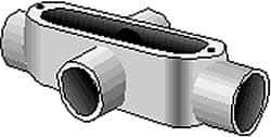 Hubbell Killark - Form 35, X Body, 1-1/4" Trade, IMC, Rigid Malleable Iron Conduit Body - Oval, 9-3/16" OAL, 32 cc Capacity, Hazardous & Wet Locations - Top Tool & Supply