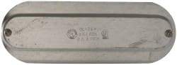 Hubbell Killark - 2-1/2" & 3" Trade, Steel Conduit Body Cover Plate - Use with Form 35 Conduit Bodies, Form 85 Conduit Bodies - Top Tool & Supply