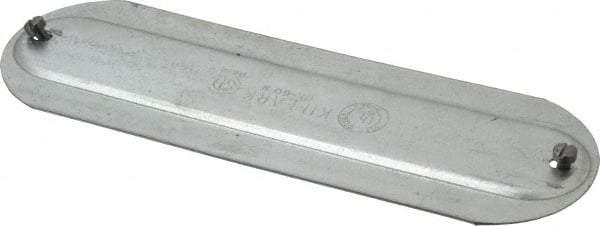 Hubbell Killark - 2" Trade, Steel Conduit Body Cover Plate - Use with Form 35 Conduit Bodies, Form 85 Conduit Bodies - Top Tool & Supply