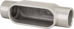 Hubbell Killark - Form 7, C Body, 1-1/2" Trade, IMC, Rigid Iron Conduit Body - Oval, 8-7/16" OAL, 26 cc Capacity, Gray, Hazardous & Wet Locations - Top Tool & Supply