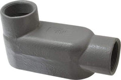 Hubbell Killark - Form 7, LB Body, 1-1/2" Trade, IMC, Rigid Iron Conduit Body - Oval, 7-1/4" OAL, 26 cc Capacity, Gray, Hazardous & Wet Locations - Top Tool & Supply