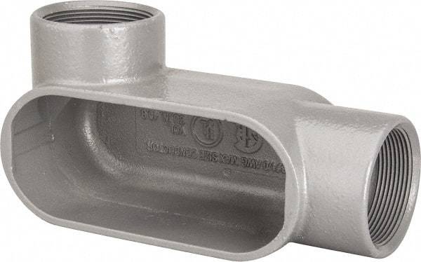 Hubbell Killark - Form 7, LL Body, 2" Trade, IMC, Rigid Iron Conduit Body - Oval, 8-1/4" OAL, 48 cc Capacity, Gray, Hazardous & Wet Locations - Top Tool & Supply