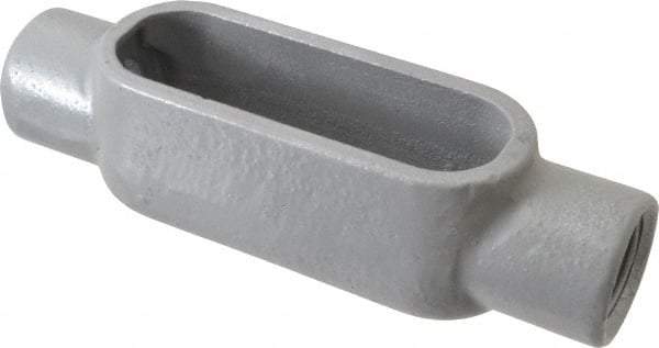 Hubbell Killark - Form 7, C Body, 3/4" Trade, IMC, Rigid Iron Conduit Body - Oval, 6-3/16" OAL, 7 cc Capacity, Gray, Hazardous & Wet Locations - Top Tool & Supply