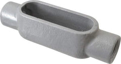 Hubbell Killark - Form 7, C Body, 3/4" Trade, IMC, Rigid Iron Conduit Body - Oval, 6-3/16" OAL, 7 cc Capacity, Gray, Hazardous & Wet Locations - Top Tool & Supply