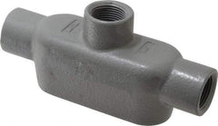 Hubbell Killark - Form 7, TB Body, 3/4" Trade, IMC, Rigid Iron Conduit Body - Oval, 6-5/16" OAL, 9-1/2 cc Capacity, Gray, Hazardous & Wet Locations - Top Tool & Supply