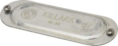 Hubbell Killark - 1" Trade, Aluminum Conduit Body Cover Plate - Use with Form 35 Conduit Bodies, Form 85 Conduit Bodies - Top Tool & Supply