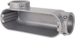 Hubbell Killark - LL Body, 2" Trade, EMT Aluminum Conduit Body - Oval, 9-7/32" OAL, Dry Locations - Top Tool & Supply