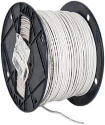 Southwire - THHN/THWN, 14 AWG, 15 Amp, 500' Long, Solid Core, 1 Strand Building Wire - White, Thermoplastic Insulation - Top Tool & Supply