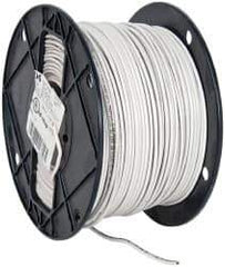 Southwire - THHN/THWN, 14 AWG, 15 Amp, 500' Long, Solid Core, 1 Strand Building Wire - White, Thermoplastic Insulation - Top Tool & Supply