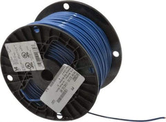 Southwire - THHN/THWN, 14 AWG, 15 Amp, 500' Long, Solid Core, 1 Strand Building Wire - Blue, Thermoplastic Insulation - Top Tool & Supply